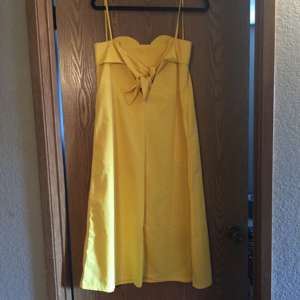 Lisa Says Gah! Yellow Cotton Verona Dress S